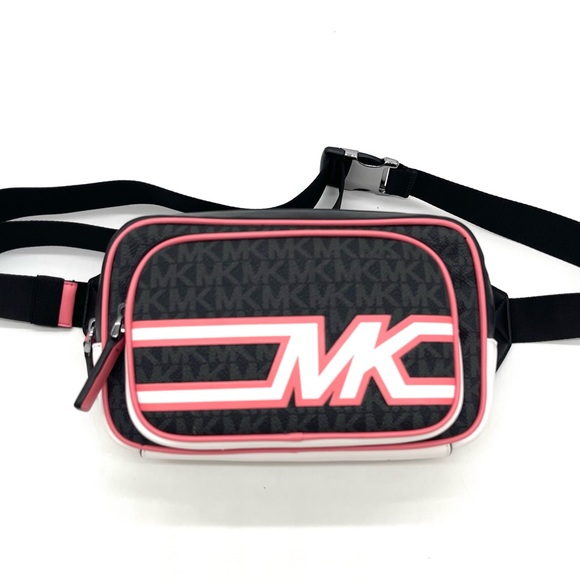 Michael Kors Cooper Double Zip Signature Belt Bag - Picture 7 of 11